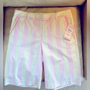 NWT Lilly Pulitzer Maybelline Bermuda seersucker short 8